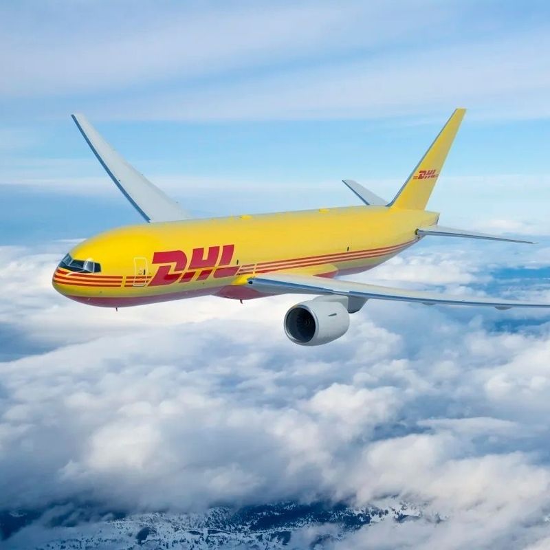Dystrybucja Zarządzanie usługami logistycznymi i magazynowymi Trasa handlowa frachtu lotniczego DHL do Holandii